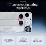 Nothing Phone (3), White (16GB, 512GB) | Snapdragon 8s Gen 4 | 50MP + 50MP + 50MP Rear Camera | 1.5K+ 120Hz AMOLED Flexible LTPS Display