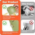 NaturalCozy Oil Sprayer & Dispenser Bottle 2-in-1 Premium Oil Bottle with Spray Nozzle for Healthy Cooking, Air Fryer, BBQ, Salad, Roasting 500ml Ecom Vinayak (Hard Plastic) (Pack 1)