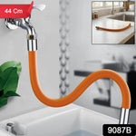 Silicone faucet extension hose for plumbing needs