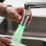 Dual flow tap adapter switching between spray and stream