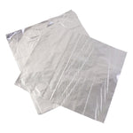 Pre-cut aluminium foil food wraps ready for kitchen and takeout