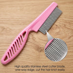 Dog Hair Remover Comb Pet Grooming Shedding Tool Fur Cleaning Brush