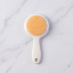 Durable kids hair comb with soft bristles and star shape top