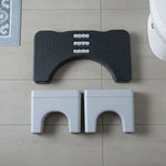 Side view of the portable toilet potty stool with ergonomic design