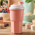protein shaker tumbler 400ml with flip lid for gym and travel