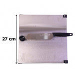 Stainless Steel 2 in 1 Cut and Chop Board with Knife and Sharpener (1 Set) view 6