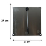 Stainless Steel 2 in 1 Cutting and Chopping Board with Knife for Kitchen (1 Pc) view 6