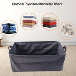 Foldable cloth storage organizer bag stacking multiple bags