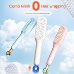 Self Cleaning Massage Comb Detangling Hair Brush for Scalp