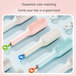 Self Cleaning Massage Comb Detangling Hair Brush for Scalp