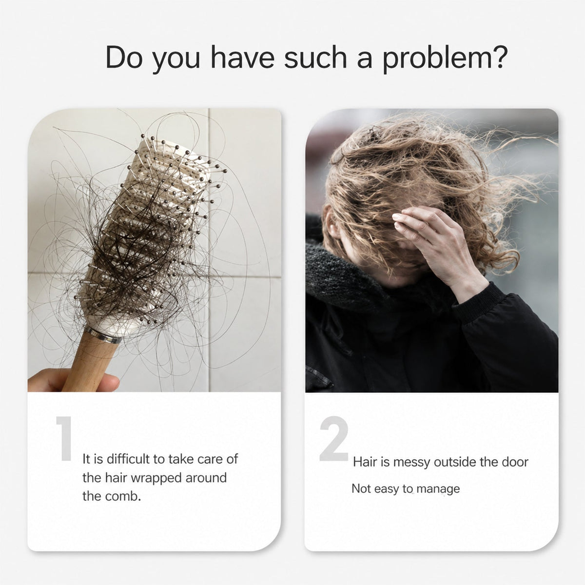 Self Cleaning Massage Comb Detangling Hair Brush for Scalp