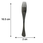 Compact 4 in 1 cutlery kit with pouch for picnics and travel