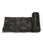 Pack of 30 eco-friendly garbage bags stacked neatly