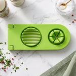 Compact 2 in 1 egg cutting tool with durable steel wires