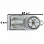 Kitchen egg slicer and wedger with sturdy stainless steel wires