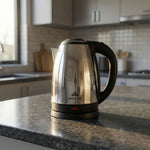 Modern design stainless steel electric kettle ideal for daily beverage needs