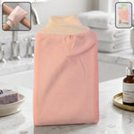 Soft exfoliating bath scrub glove for smooth skin