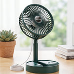 USB Powered Adjustable Height Table Fan for Desk Home and Office – view 8