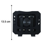 Size chart of the foldable metal tablet stand