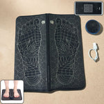 Electric EMS Foot Massage Mat providing foot relaxation with precise pulse zones