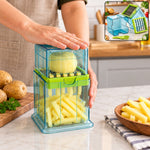 2 in 1 Potato Chipser and Slicer with Dual Blades for Fries (1 Pc)