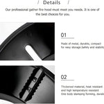 Gas stove burner equipped with flame protector ring for heat efficiency