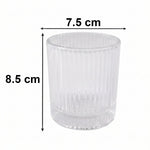 Premium transparent crystal glass tumbler for daily use