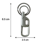 Multiple images displaying different angles of metal key holder