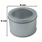 Round tin box size guide