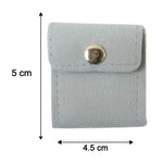 Portable jewellery storage pouch with zip pockets for travel