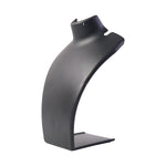 Top view of premium black necklace display stand mannequin bust in India