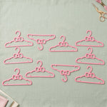 Non slip kids hangers for organised wardrobe storage