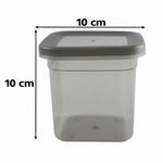 8 piece food storage container set for organised kitchen shelves