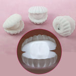 Pearl Shell Night Lamp showcasing its intricate details and soft illumination.