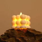 Decorative battery-operated LED candles with soft warm glow
