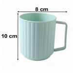 Plastic drinking mug capacity and size details