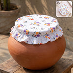 Cotton Matka Cover – Elasticated, Dust & Insect Protection