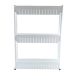 3 layer kitchen organizer rack on countertop for household storage