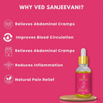Herbal cramp relief Nabhi oil for menstrual discomfort
