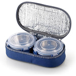 Lunch box with carry bag and stainless steel containers