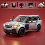 Metal toy SUV with light and music for children's play