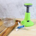 Compact vegetable chopper perfect for chopping fruits, nuts, and herbs