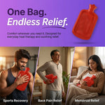 Hot water bag filled and ready to use