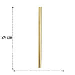 Length comparison image of 24 cm bamboo chopsticks