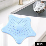 Close-up of the durable silicone sink filter with strong suction cups for secure fit.