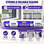 Waterproof Silicone Sealant for Multipurpose Home Repair (590ml)