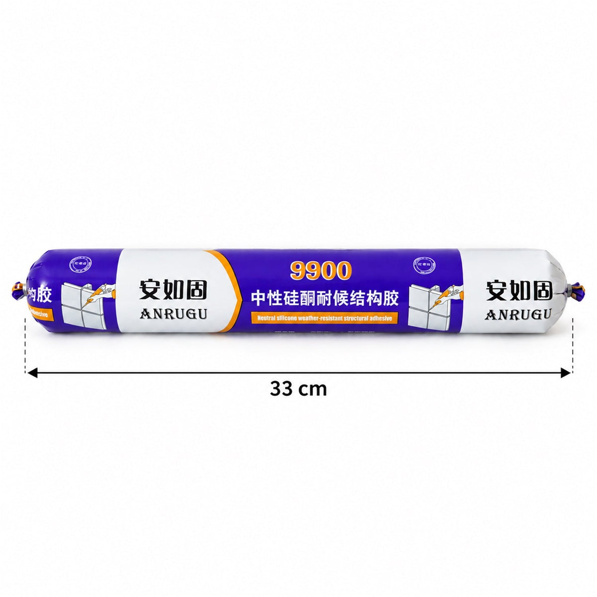 Waterproof Silicone Sealant 590ML for Flexible Gap Repair