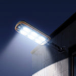 Wireless solar security light for walls, driveways and yards