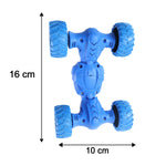 Fun friction car toy that stretches and does tricks
