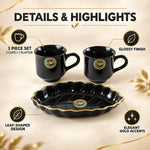 Cup platter design detail